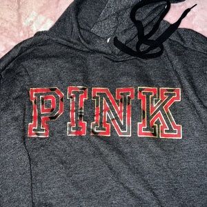 Pink VS | Gray pink vs hoodie